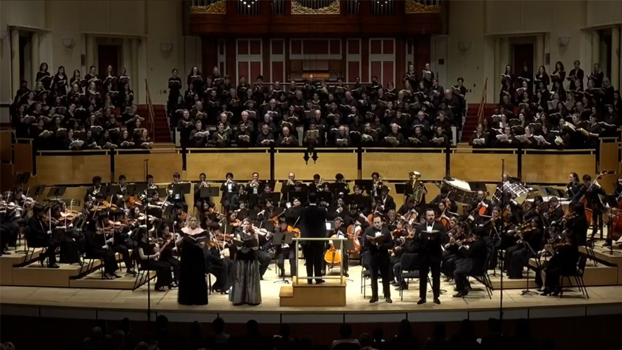 EUSO and Chorus on stage for Verdi's Requiem